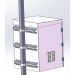16U pole mounting