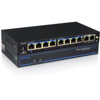 Dual-uplink PoE Switch